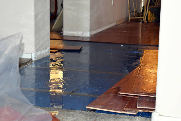 Professional Burst Pipe Cleanup technician working in Empire, CA
